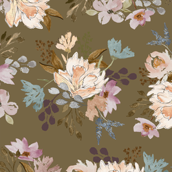 Bouquet Embrace in Olive Green