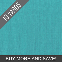 Artisan Cotton Yarn-Dye in Medium Turquoise Turquoise - 10 Yard Bolt