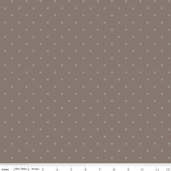 Bee Cross Stitch in Pebble