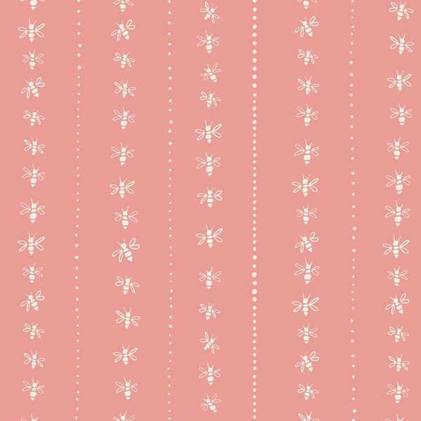 Buzzy Stripe in Coral