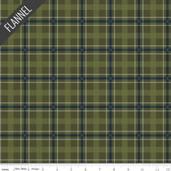 Cretaceous Plaid Flannel in Forest