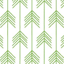 Vanes in Greenery on White