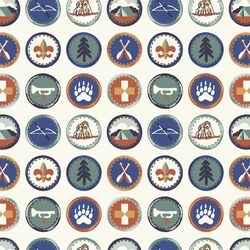 Scout Badges in Oak