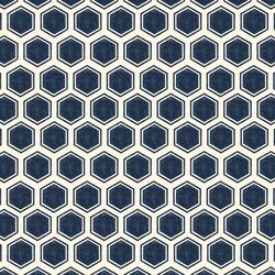 Honeycomb in Deep Indigo