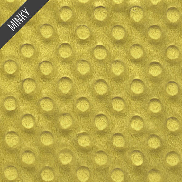 Minky Dimple Dot in Zest