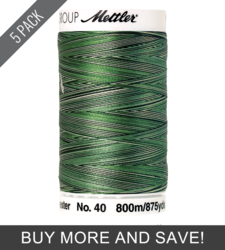 Field Greens (4880-9805) - Poly Sheen Multi - 875 Yards (5 Pack)