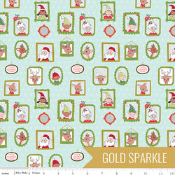 Wallpaper in Blue Sparkle