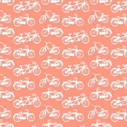 Silhouette in Coral
