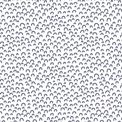 Doodle in Indigo on White