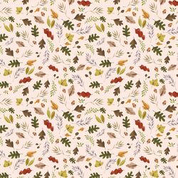 Little Leaves in Soft Peach