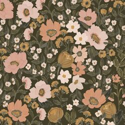 Romantic Garden in Dark Olive