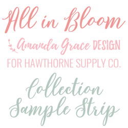 All in Bloom Sample Strip