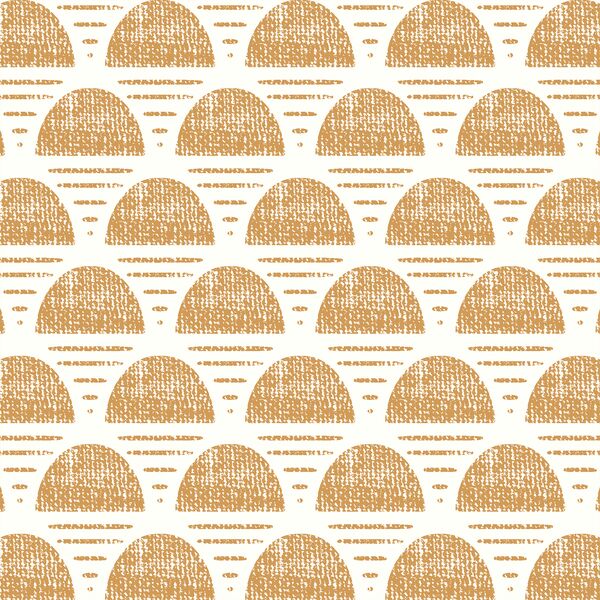 Daybreak in Ochre on Ivory