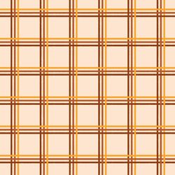 Sketched Plaid in Autumn Leaves
