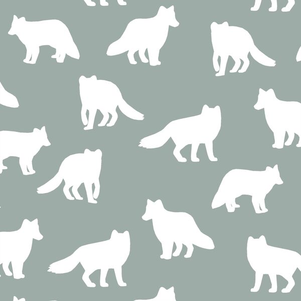 Fox Silhouette in Eucalyptus