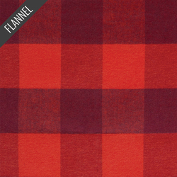 Buffalo Plaid Flannel in Fireplace