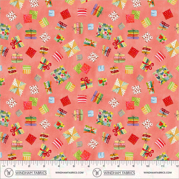 Fabric Bundles in Peach