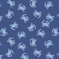 Crabs in Ultra Marine Blue