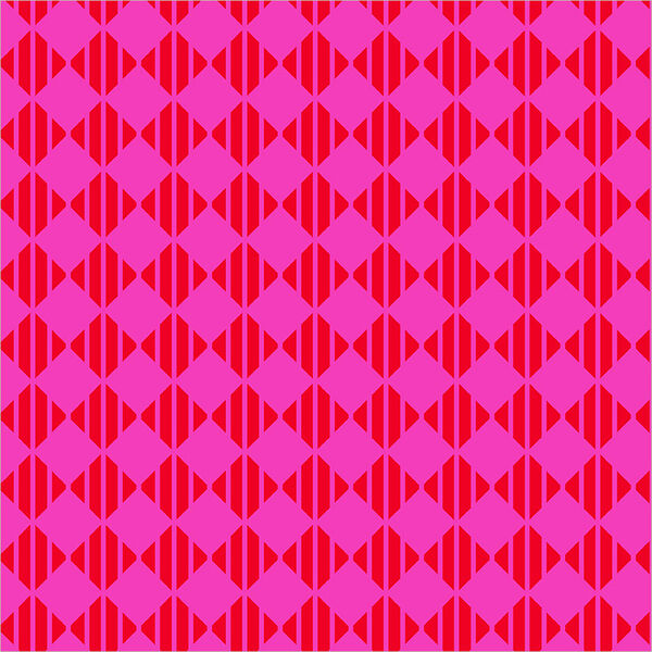 Checker in Red/Pink