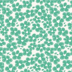 Little Daisy Heart in Jade Green
