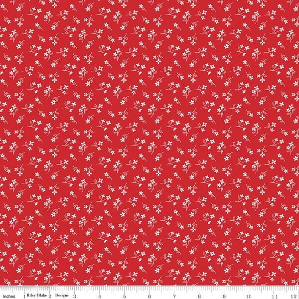 Flower Toss in Red