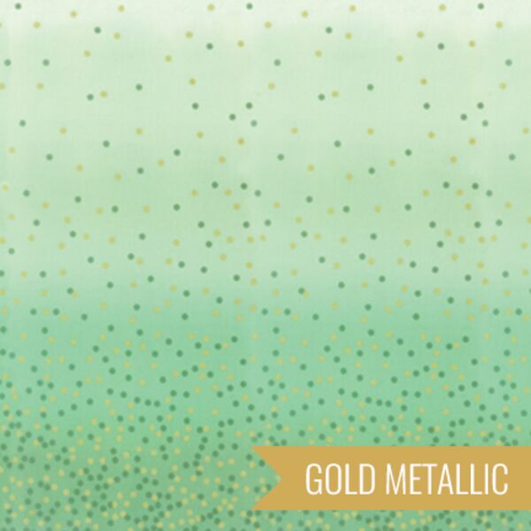 Ombre Confetti Metallic in Mint