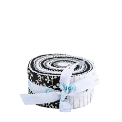 Expressions Batiks Flora Noire 2.5" Strip Roll