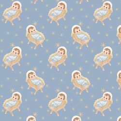 Child is Born in Starry Blue