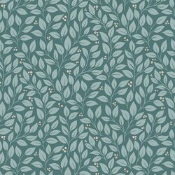 Leaves in Teal