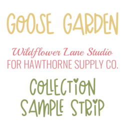Goose Garden Sample Strip