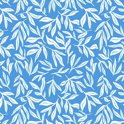 Seaweed in Ocean Blue