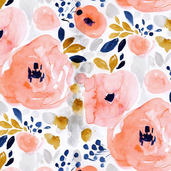 Large Genevieve Floral in Afternoon