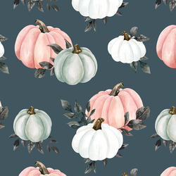 Pumpkins in Pink and Midnight Blue