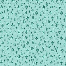 Trees in Peaceful Aqua