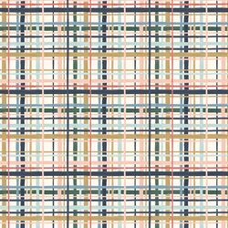 Watercolor Plaid in Ivory