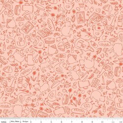 Farm Outlines in Pink
