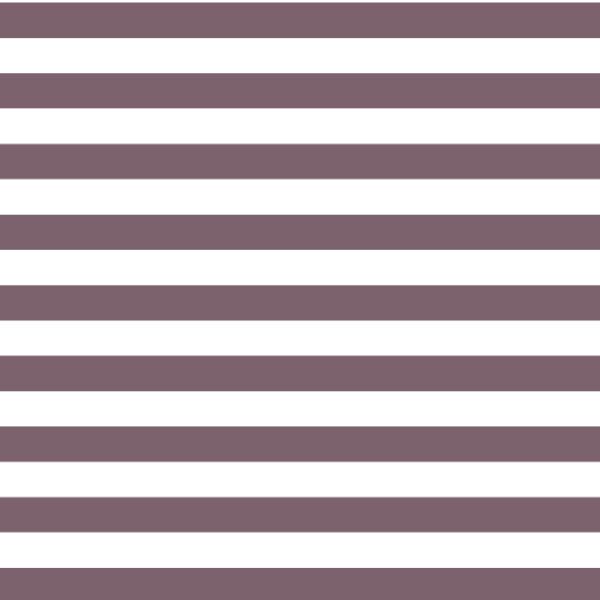 Horizontal Candy Stripe in Mulberry