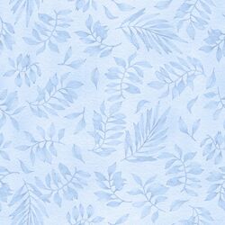 Tonal Leaves in Blue