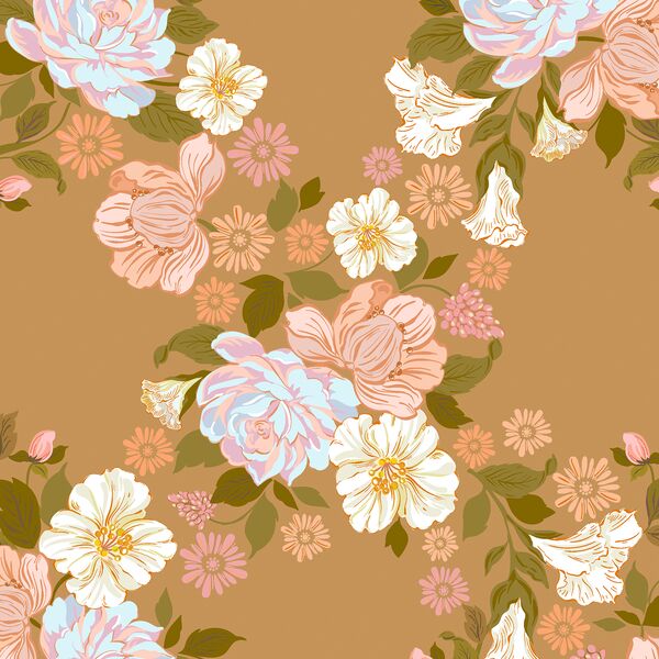 Blooming Trellis in Golden