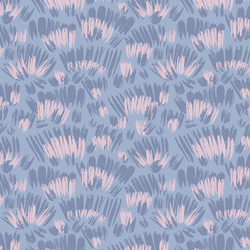 Wild Grasses in Light Periwinkle