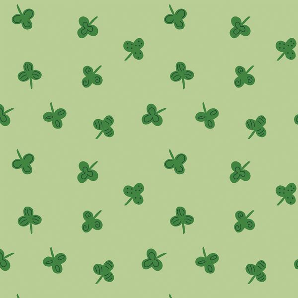 Scattered Clover in Lucky Green
