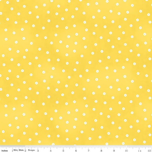 Baby Button Dot in Yellow
