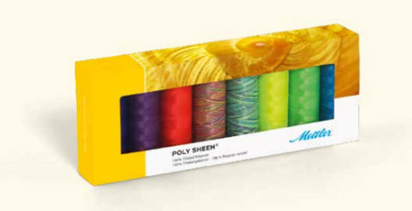 Poly Sheen Neon Thread Set