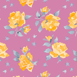 Roses in Raspberry