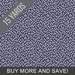 Tapestry Dot in Navy - 15 Yard Bolt