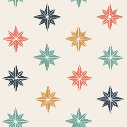 Large Bon Bon Christmas Stars in Merry