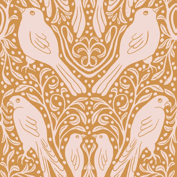 Birds in the Bush in Mustard