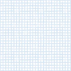 Small Watercolor Plaid in Frost Blue