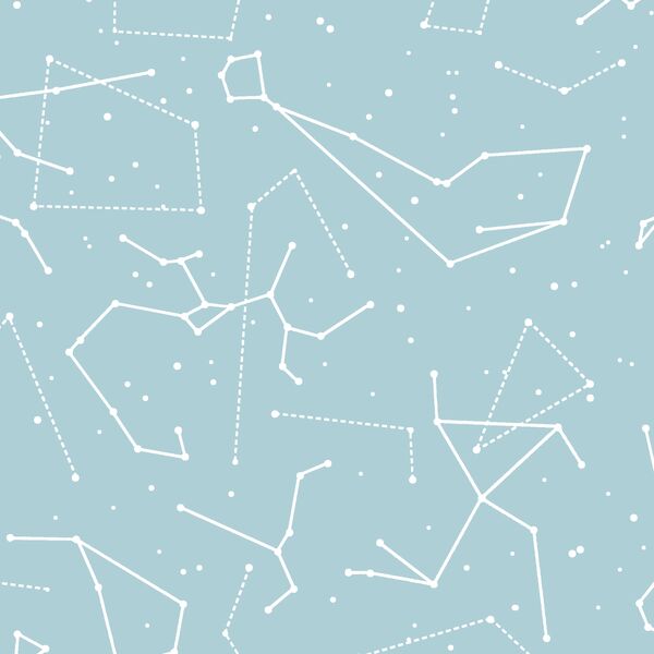 Star Charts in Powder Blue
