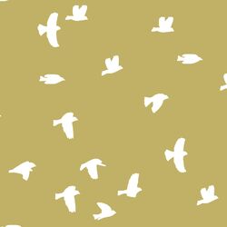 Flock Silhouette in Brass